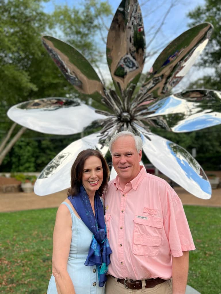 Jill and District Governor George Granade