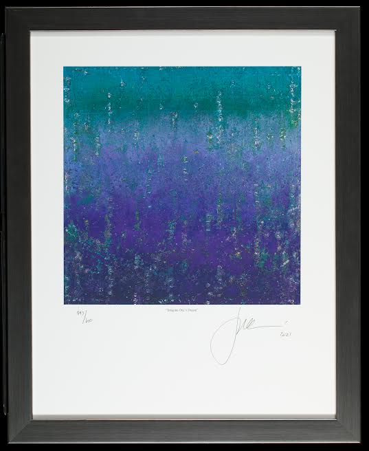 "Imagine One's Dream" print of a painting created for RI President Jennifer Jones by her brother Darren - every contribution of $100 or more to Polio Plus enters you in a drawing to win this at District Conference