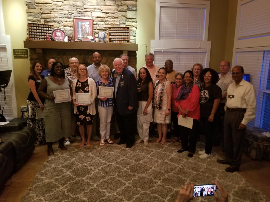 DG Jim at Lake Spivey Clayton County year-end celebration and installation