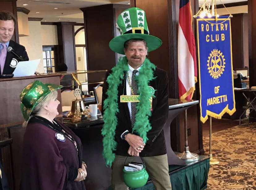 Speaking of the Circle of Life, Marietta President Chris Bethel reported they "got Mark good" for his birthday, just ahead of the coronavirus shutdown