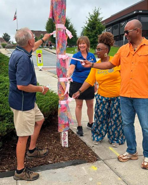 Acworth Art House Peace Pole Installation 3.jpg